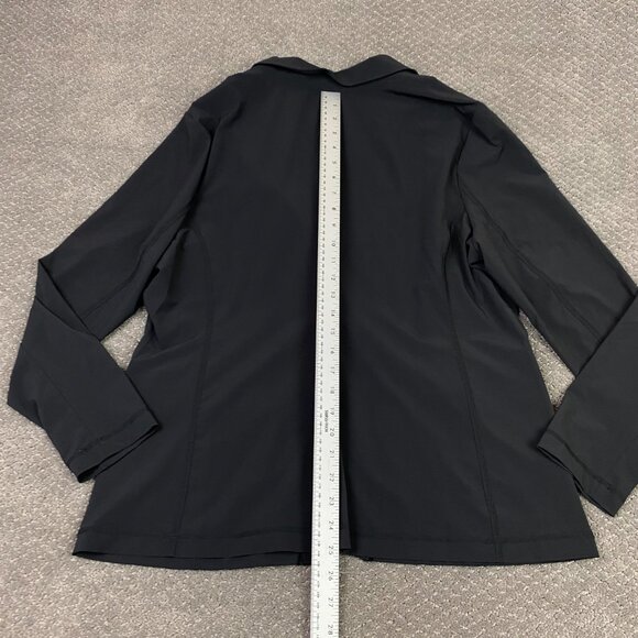 Eddie Bauer Travex Departure Blazer Women's 18 Black Travel Plus Size Stretch - Picture 15 of 16